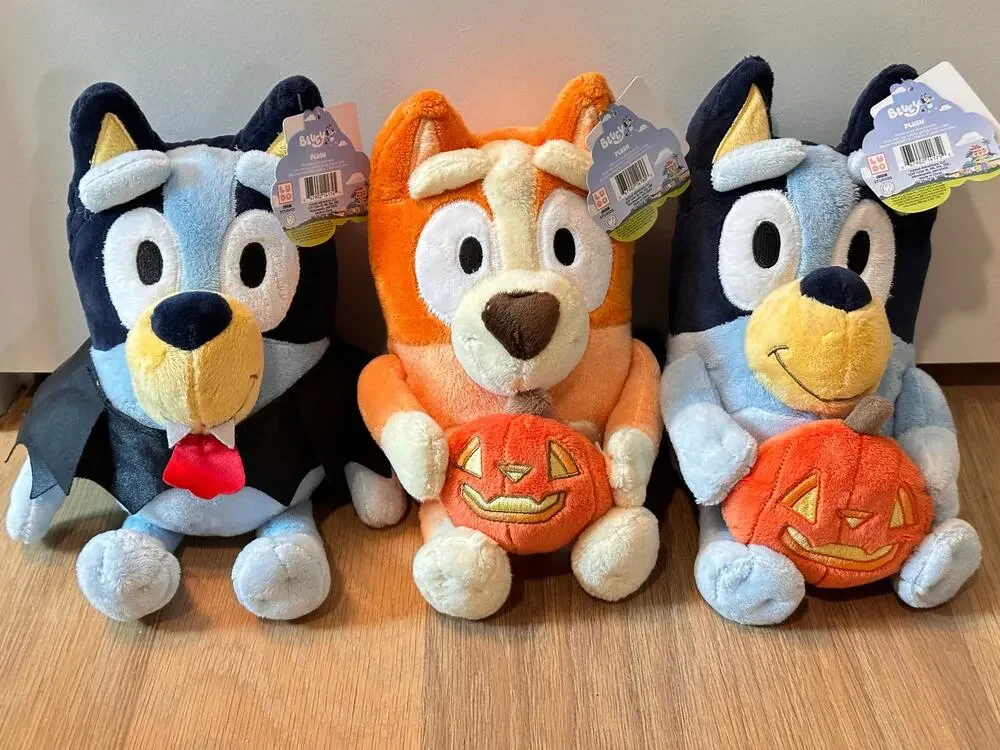 HALLOWEEN BLUEY plushes X 3